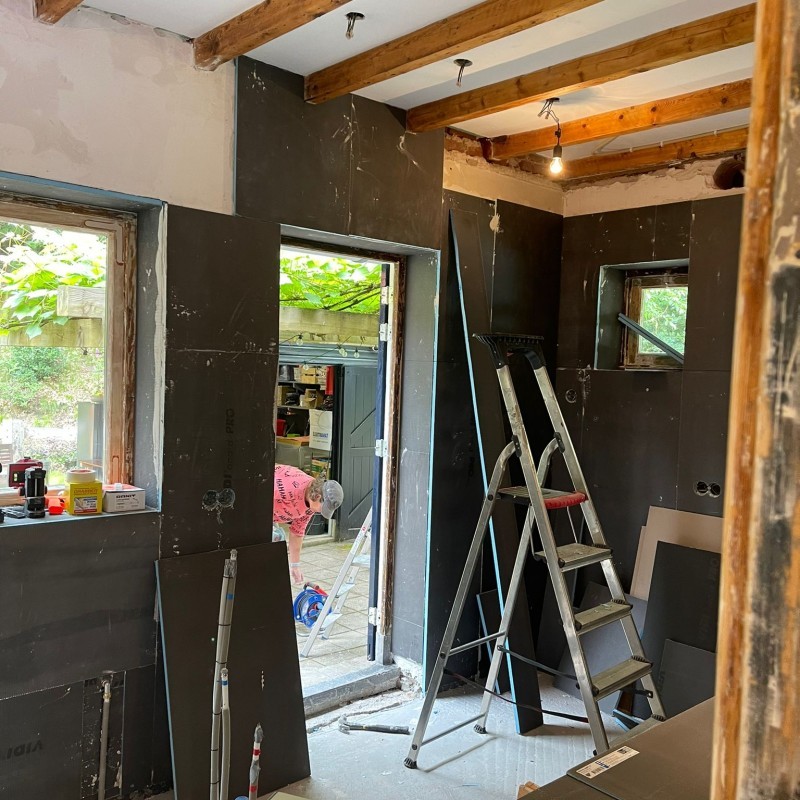 Renovatie keuken en toilet