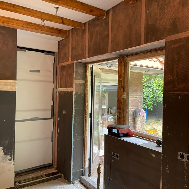 Renovatie keuken en toilet